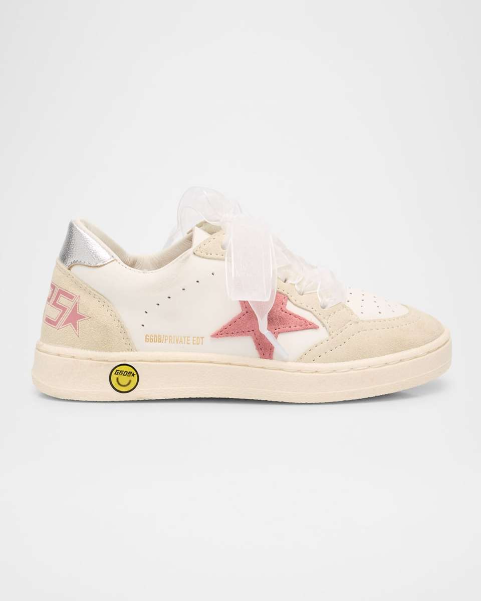 Girl's Ballstar Suede Low Top Sneakers, Baby/Toddlers
